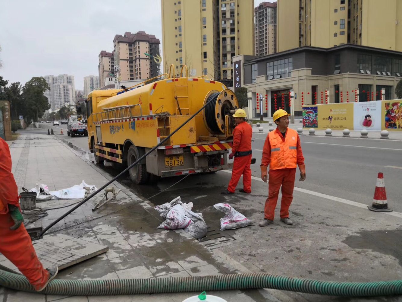 磐石排污管道清淤-管道清洗